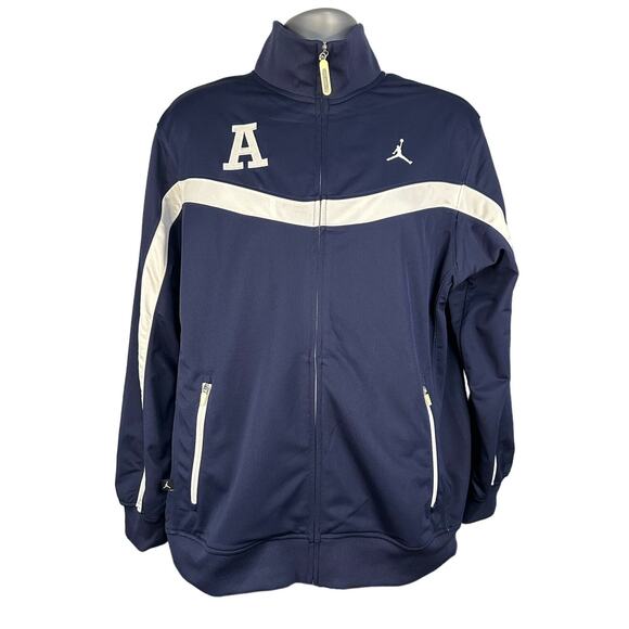 Jordan Blue and White Full Zip Front Jacket Size M - Picture 1 of 8